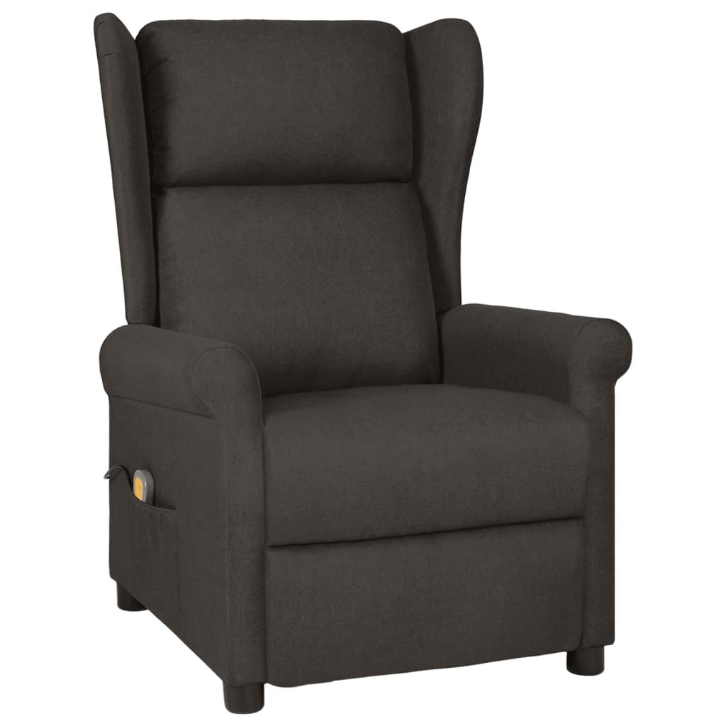 Fauteuil de massage Taupe Tissu Fauteuils électriques vidaXL   