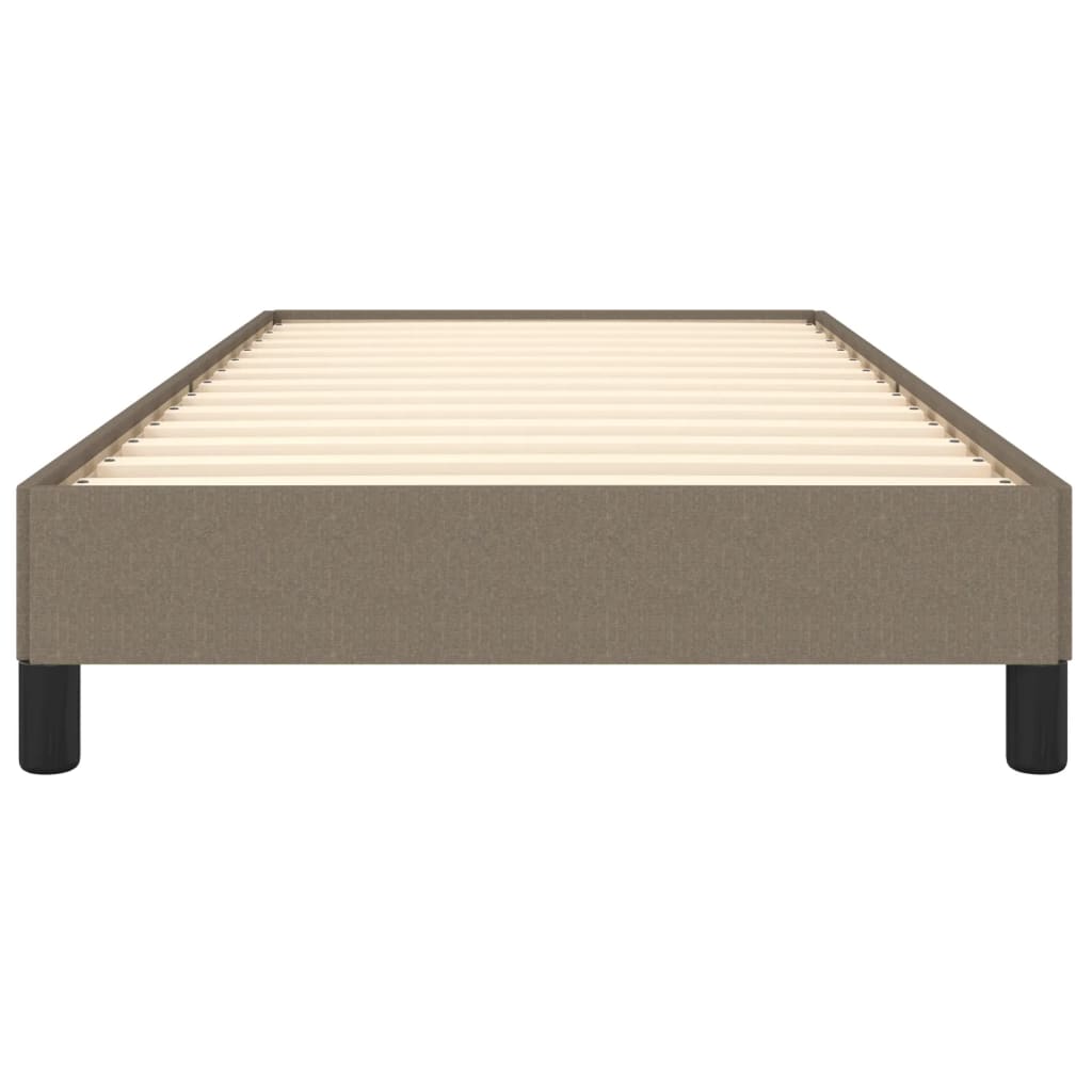 Cadre de lit Taupe 80 x 200 cm Tissu Lits & cadres de lit vidaXL   