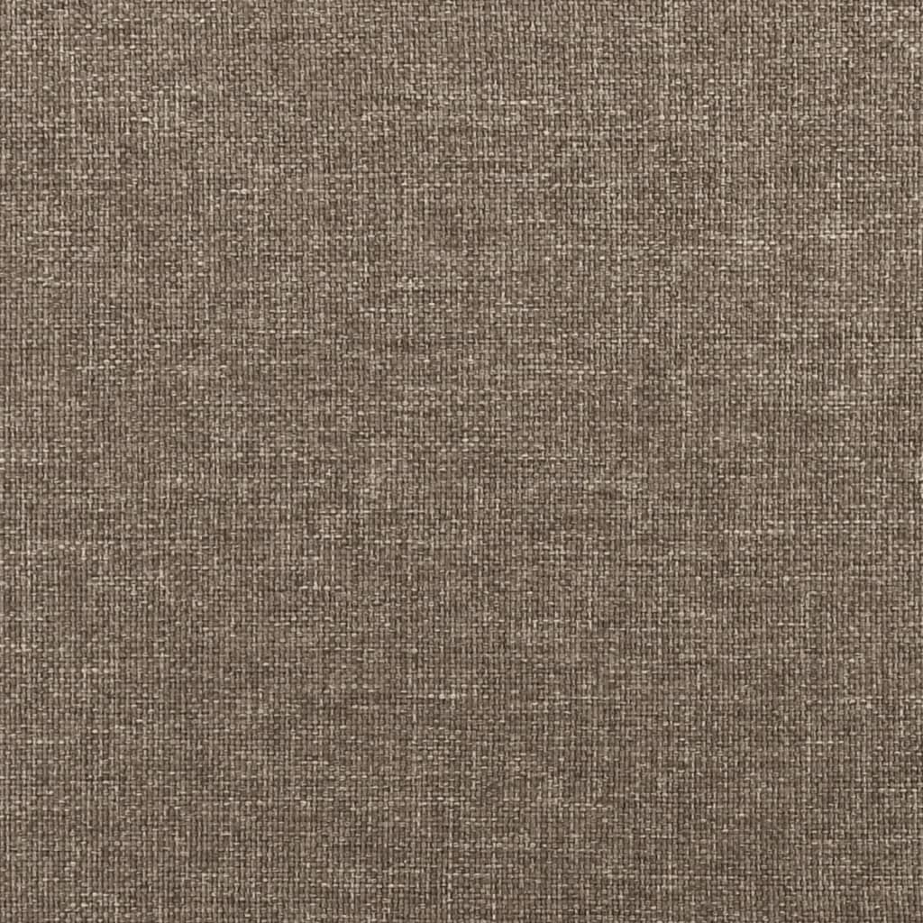 Cadre de lit Taupe 80 x 200 cm Tissu Lits & cadres de lit vidaXL   