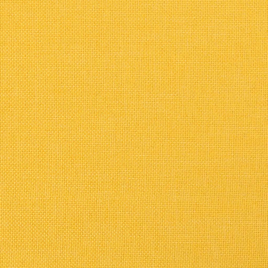 Coussins décoratifs 2 pcs Jaune clair 40x40 cm Tissu Coussins décoratifs vidaXL   