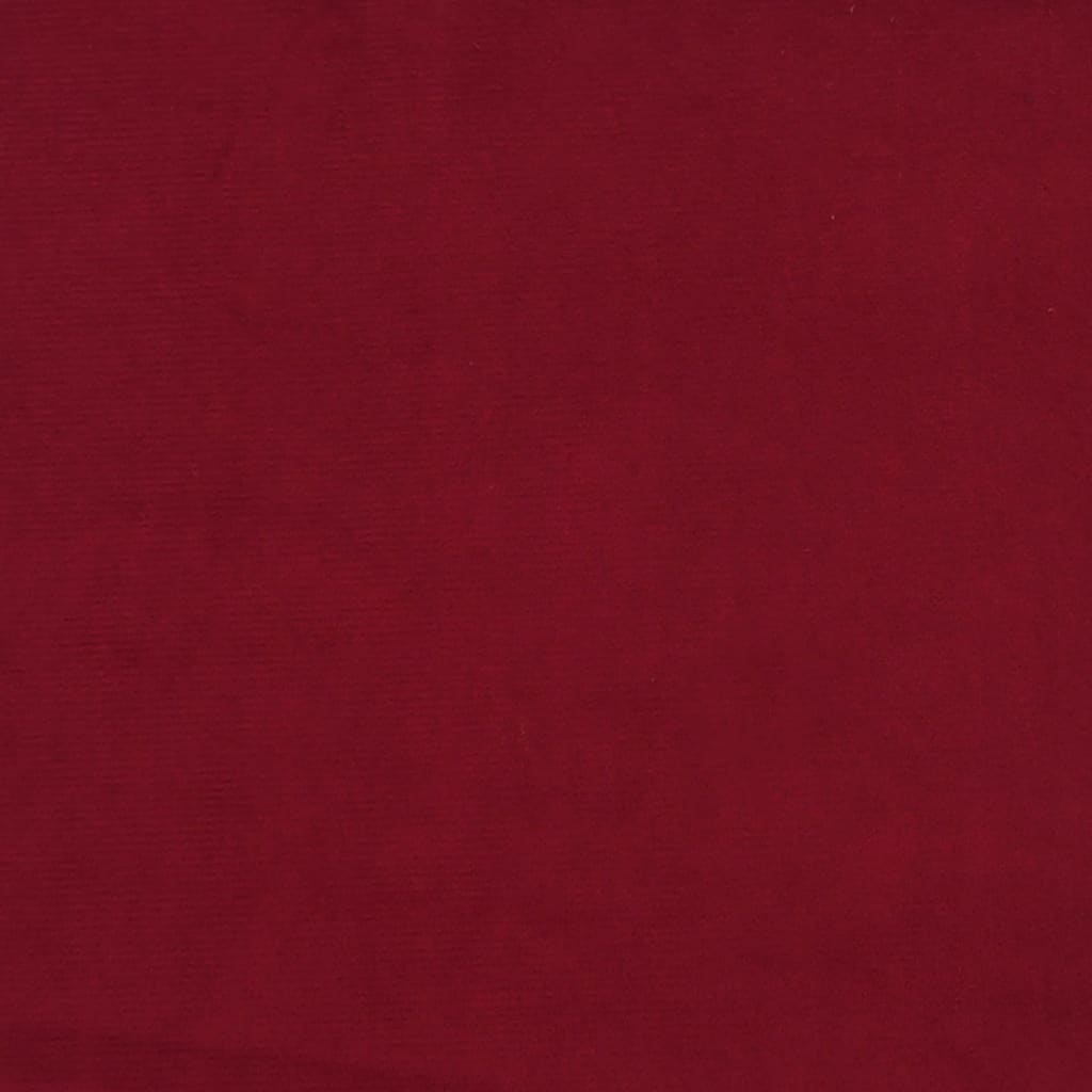 Coussins décoratifs 2 pcs Rouge bordeaux 40x40 cm Velours Coussins décoratifs vidaXL   