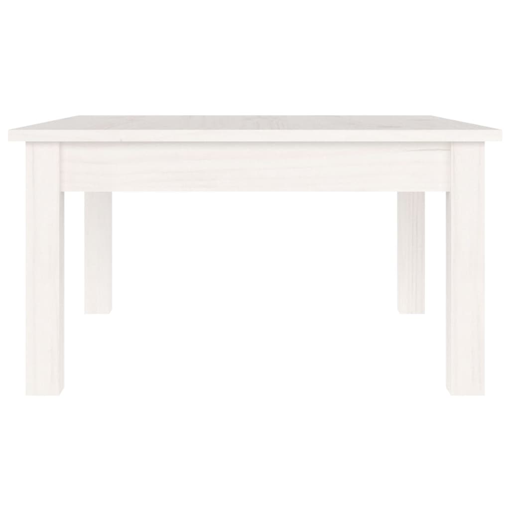 Table basse Blanc 55x55x30 cm Bois massif de pin Tables basses vidaXL   