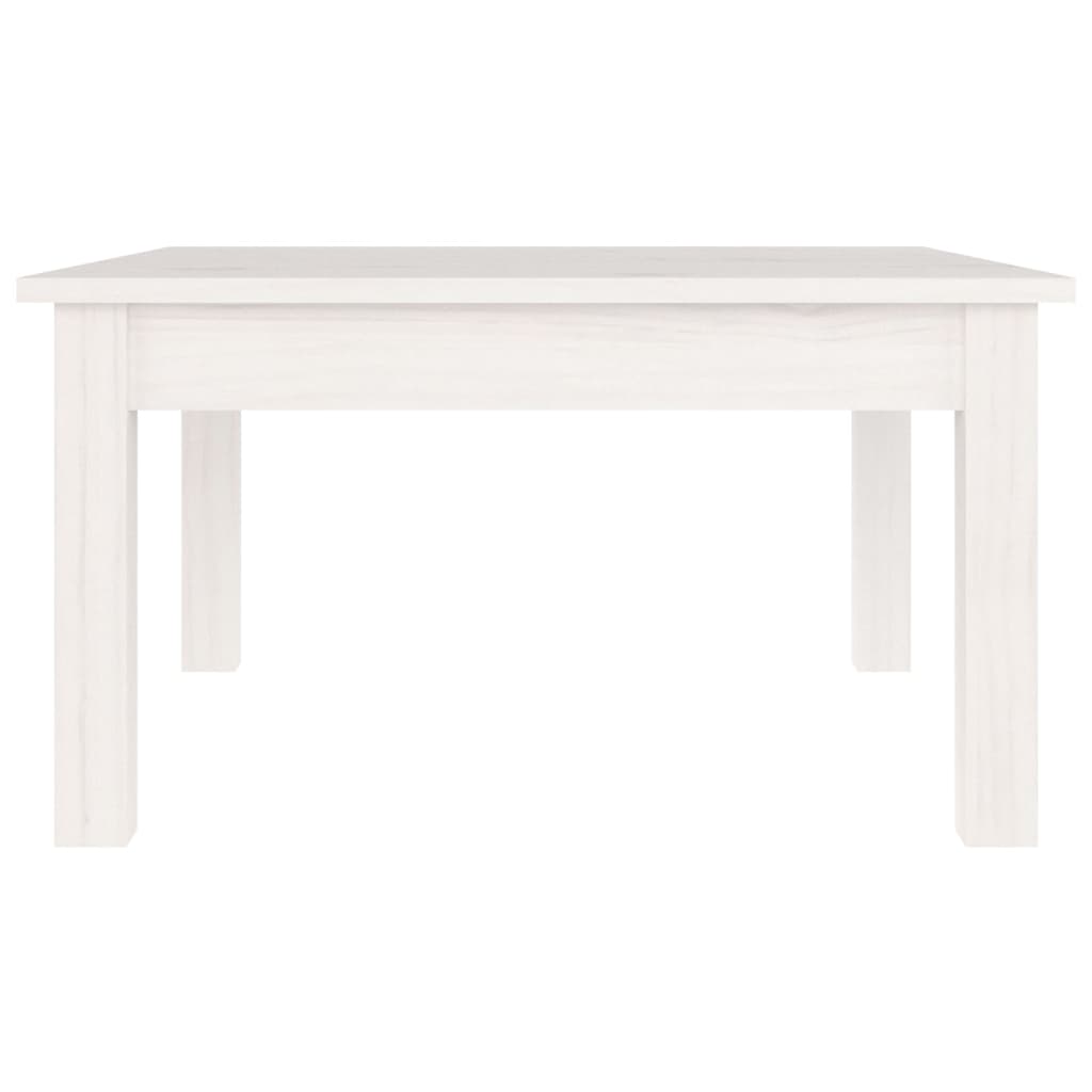 Table basse Blanc 55x55x30 cm Bois massif de pin Tables basses vidaXL   