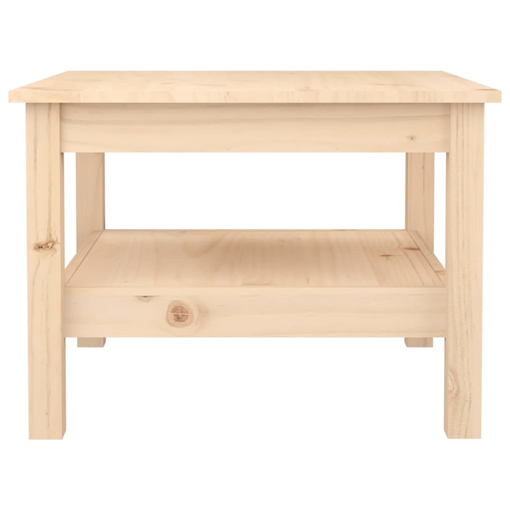 Table basse 55x55x40 cm Bois massif de pin Tables basses vidaXL   