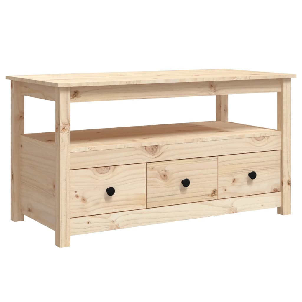 Table basse 102x49x55 cm Bois massif de pin Tables basses vidaXL   