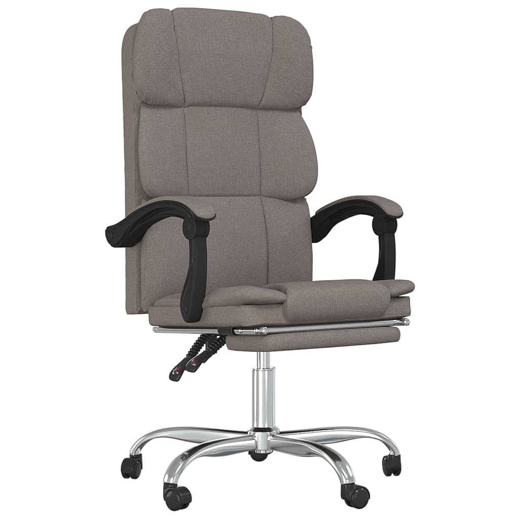 Fauteuil inclinable de bureau Taupe Tissu - Xios Store SNC