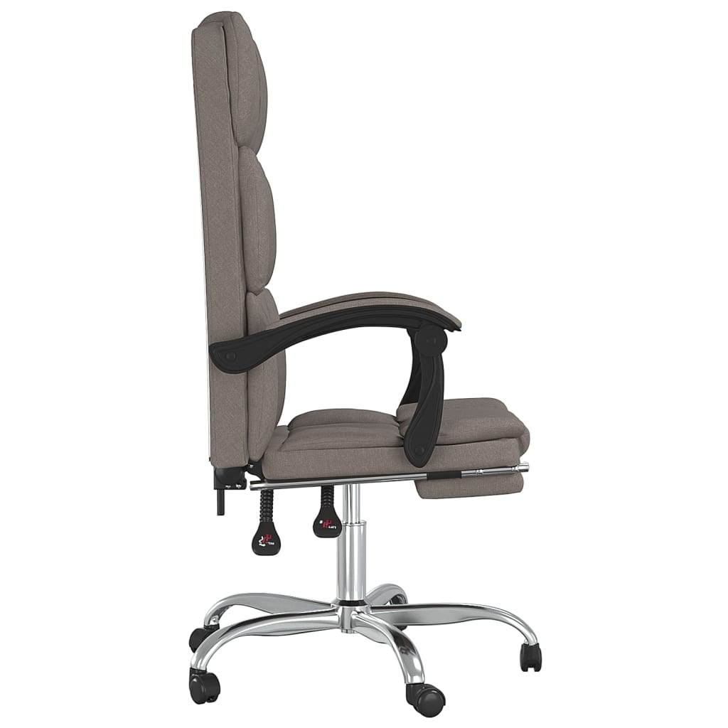 Fauteuil inclinable de bureau Taupe Tissu - Xios Store SNC