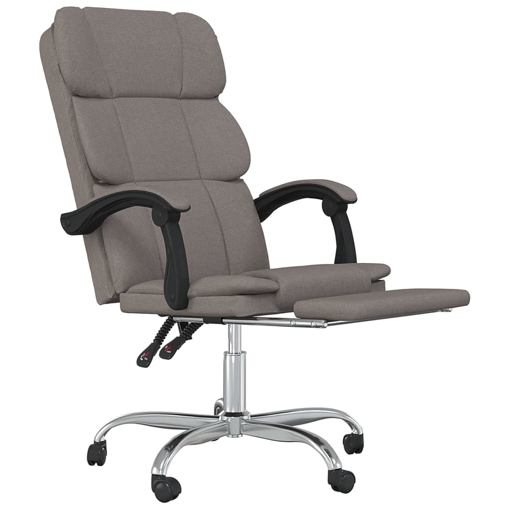 Fauteuil inclinable de bureau Taupe Tissu - Xios Store SNC