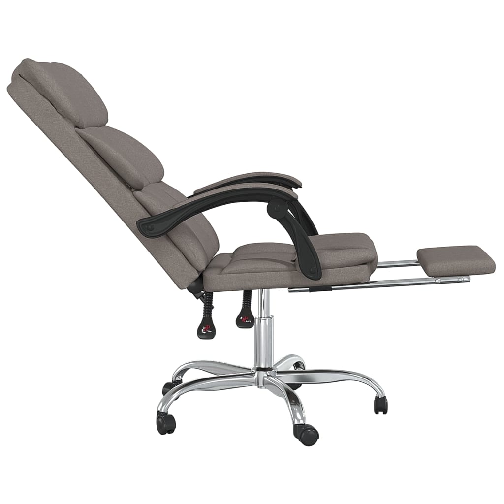 Fauteuil inclinable de bureau Taupe Tissu - Xios Store SNC