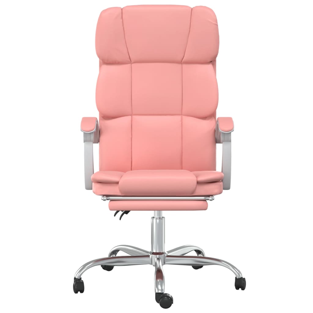 Fauteuil inclinable de bureau Rose Similicuir - Xios Store SNC