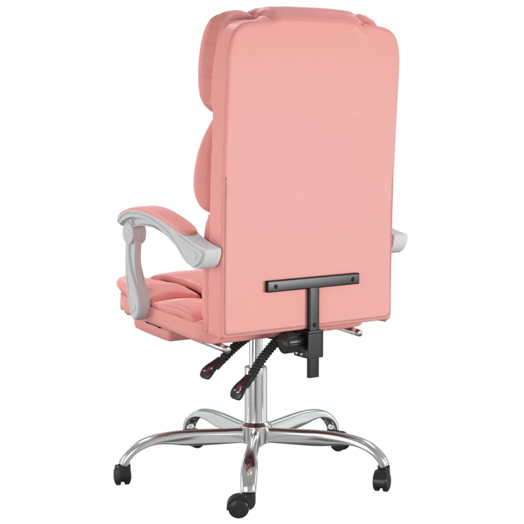 Fauteuil inclinable de bureau Rose Similicuir - Xios Store SNC