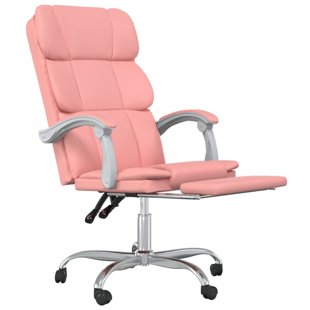 Fauteuil inclinable de bureau Rose Similicuir - Xios Store SNC