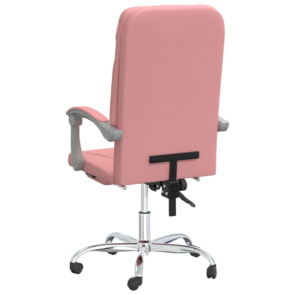 Fauteuil inclinable de bureau Rose Similicuir - Xios Store SNC