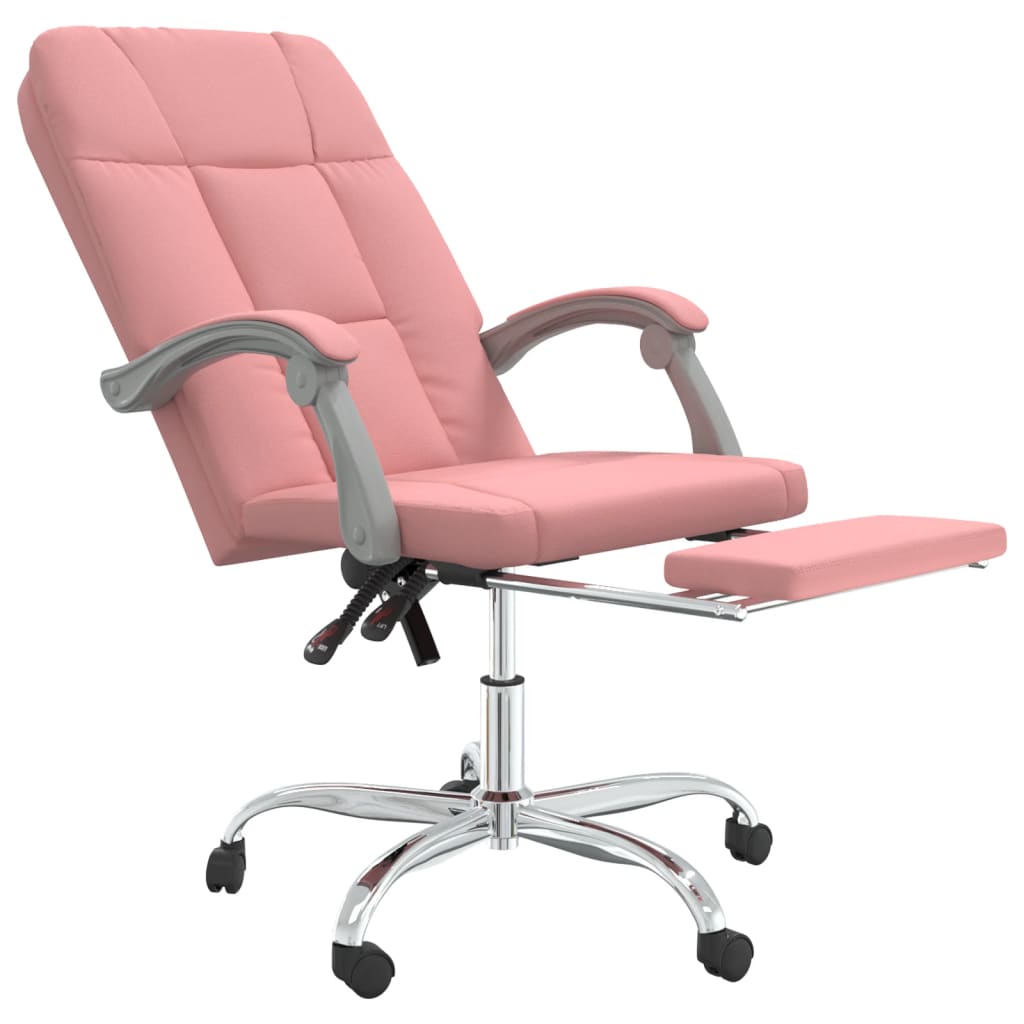 Fauteuil inclinable de bureau Rose Similicuir - Xios Store SNC