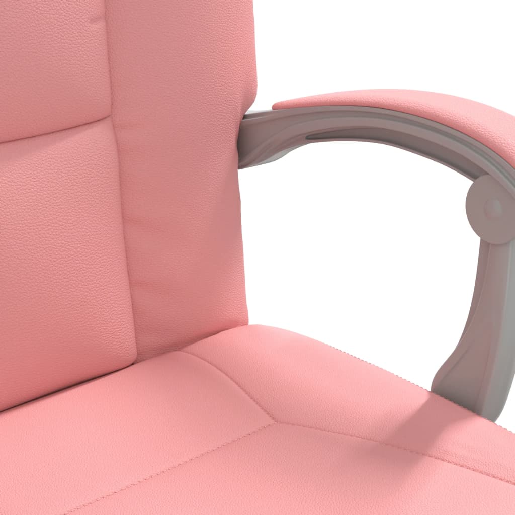 Fauteuil inclinable de bureau Rose Similicuir - Xios Store SNC