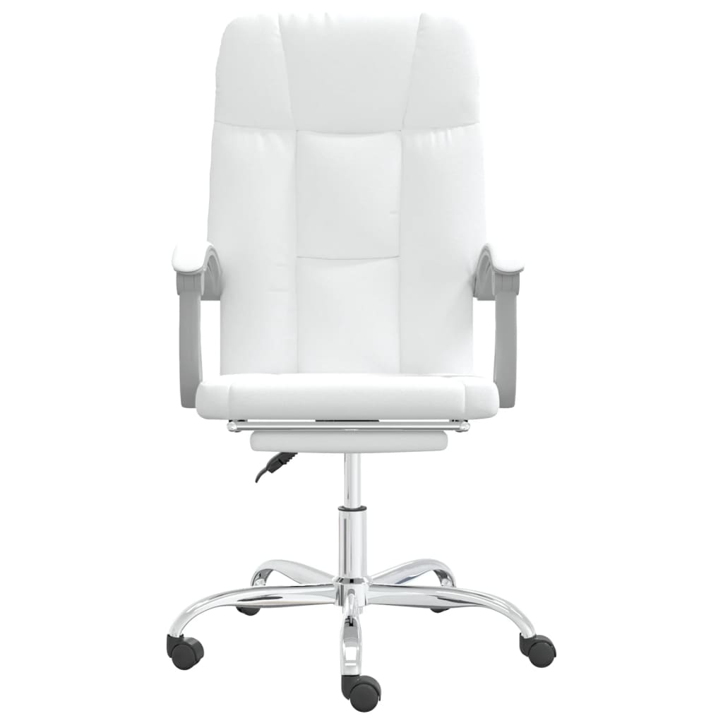 Fauteuil inclinable de bureau Blanc Similicuir - Xios Store SNC