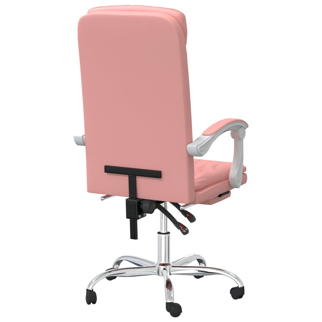 Fauteuil inclinable de bureau Rose Similicuir - Xios Store SNC