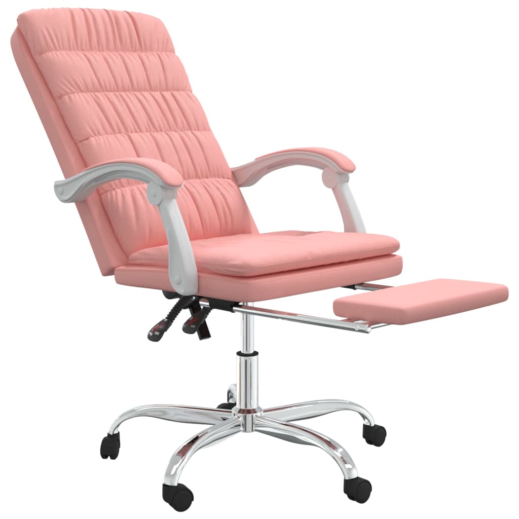 Fauteuil inclinable de bureau Rose Similicuir - Xios Store SNC