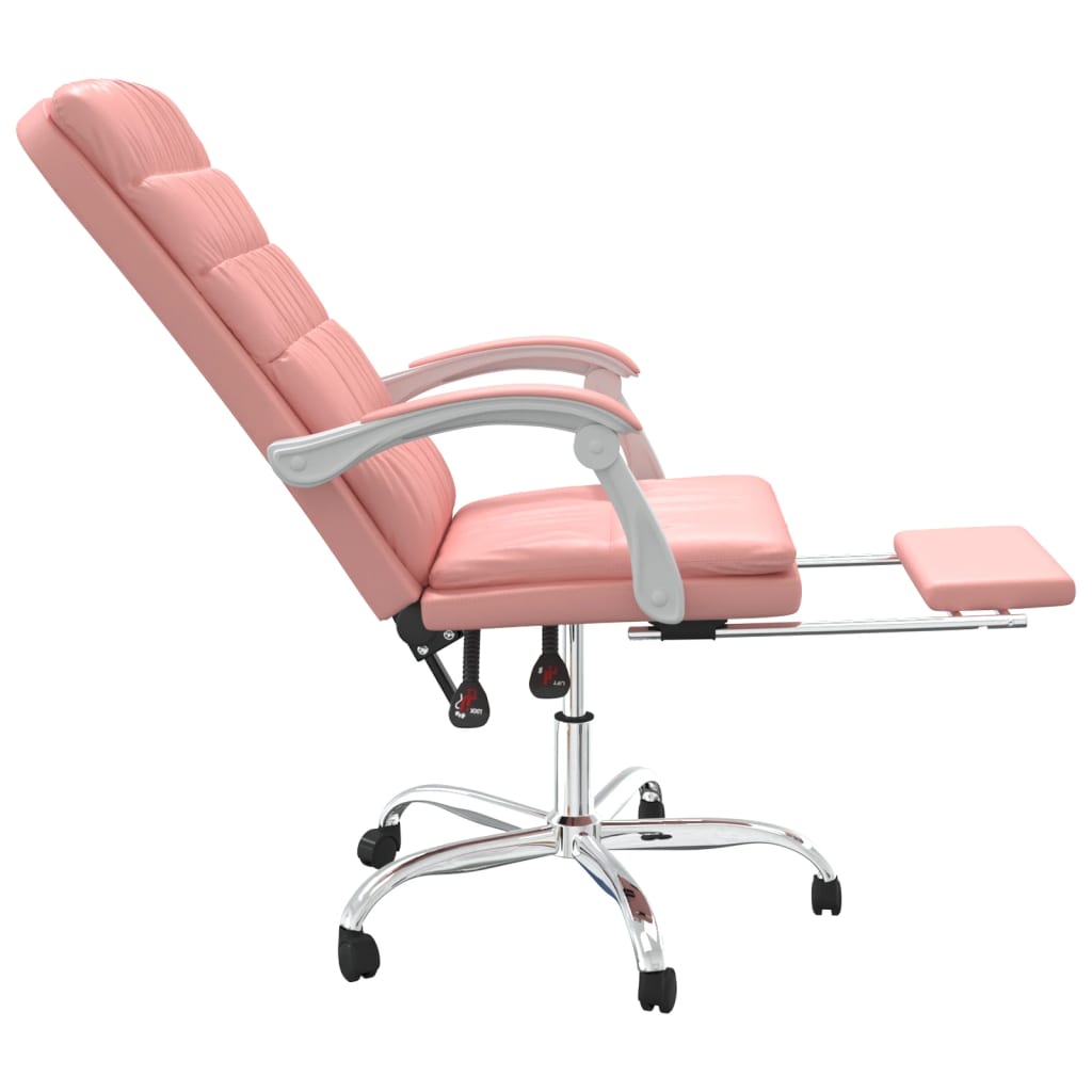 Fauteuil inclinable de bureau Rose Similicuir - Xios Store SNC