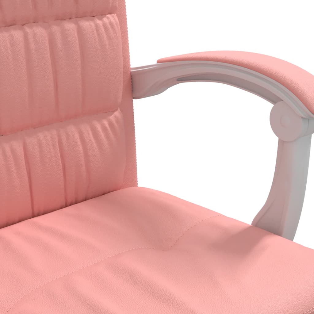 Fauteuil inclinable de bureau Rose Similicuir - Xios Store SNC