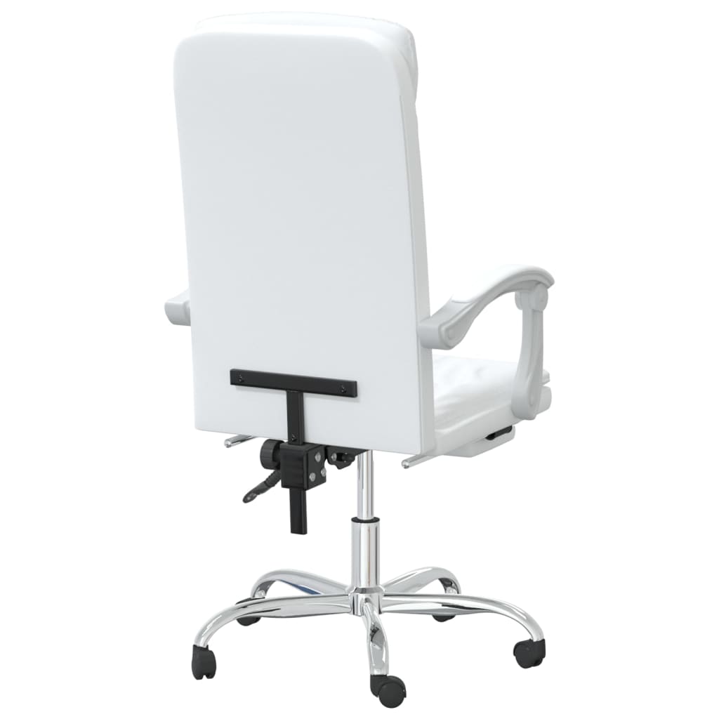 Fauteuil inclinable de bureau Blanc Similicuir - Xios Store SNC