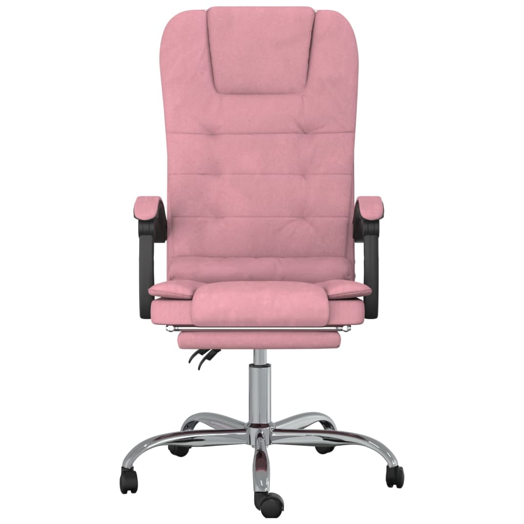 Fauteuil de massage inclinable de bureau Rose Velours - Xios Store SNC