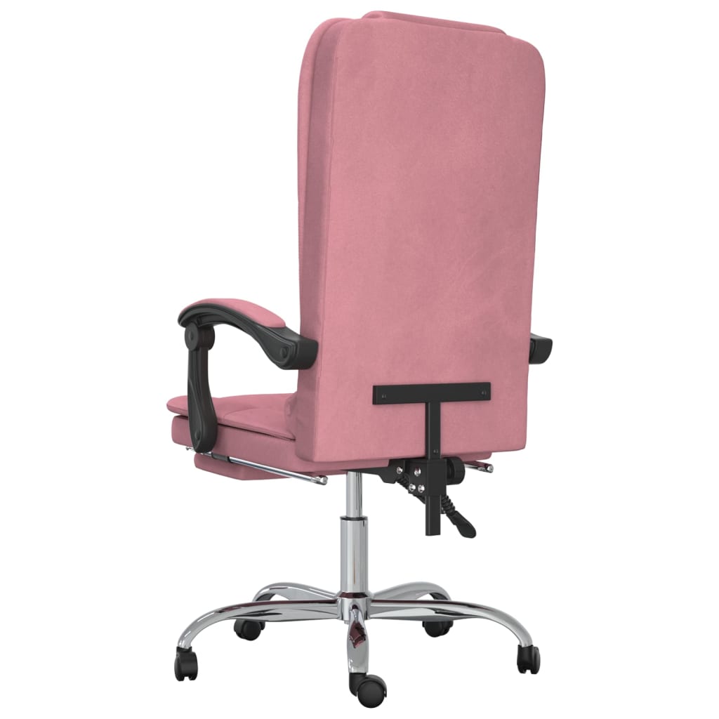 Fauteuil de massage inclinable de bureau Rose Velours - Xios Store SNC