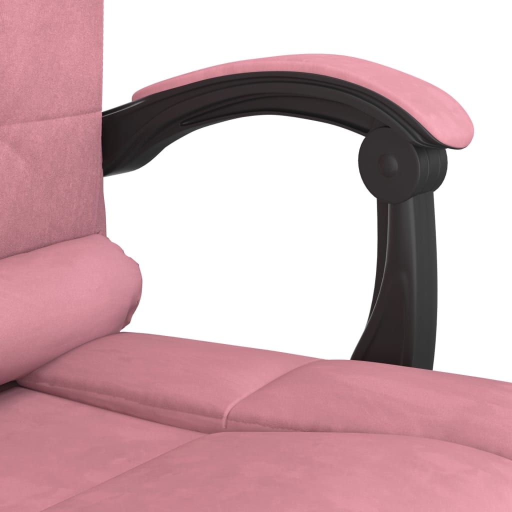 Fauteuil de massage inclinable de bureau Rose Velours - Xios Store SNC