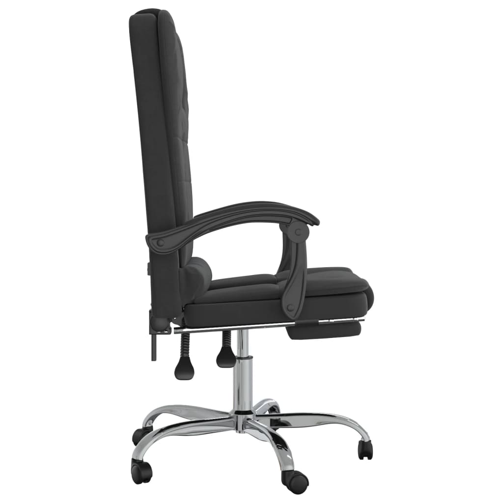 Fauteuil de massage inclinable de bureau Noir Velours - Xios Store SNC