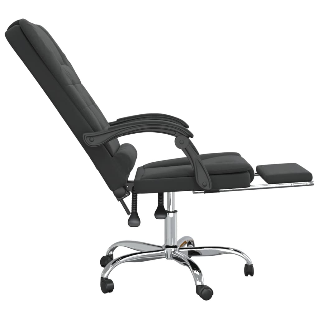 Fauteuil de massage inclinable de bureau Noir Velours - Xios Store SNC