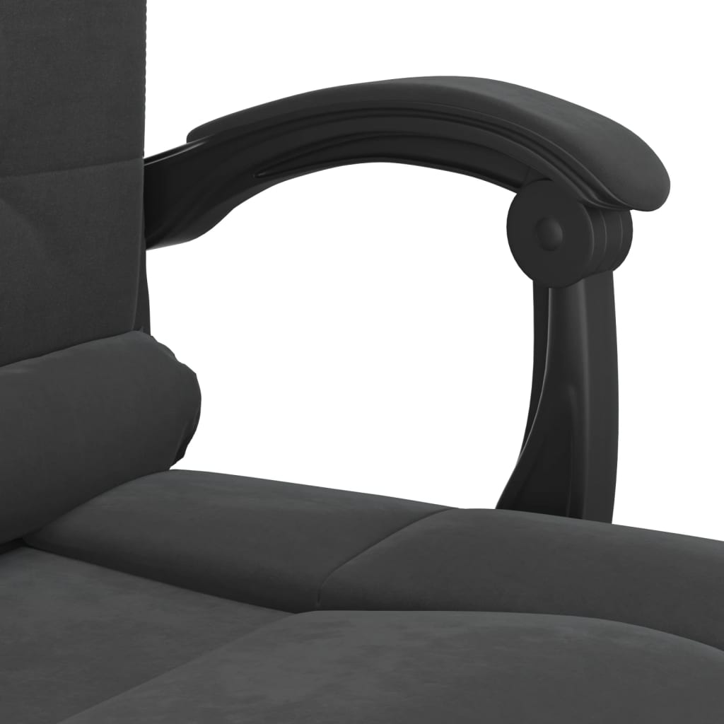 Fauteuil de massage inclinable de bureau Noir Velours - Xios Store SNC