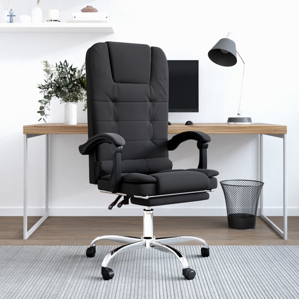 Fauteuil de massage inclinable de bureau Noir Velours - Xios Store SNC