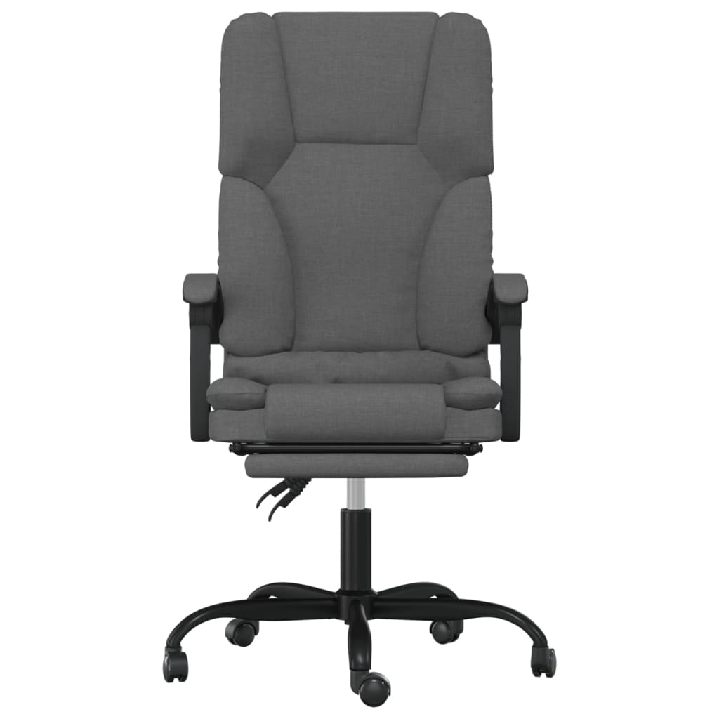 Fauteuil de massage inclinable de bureau Gris foncé Tissu - Xios Store SNC