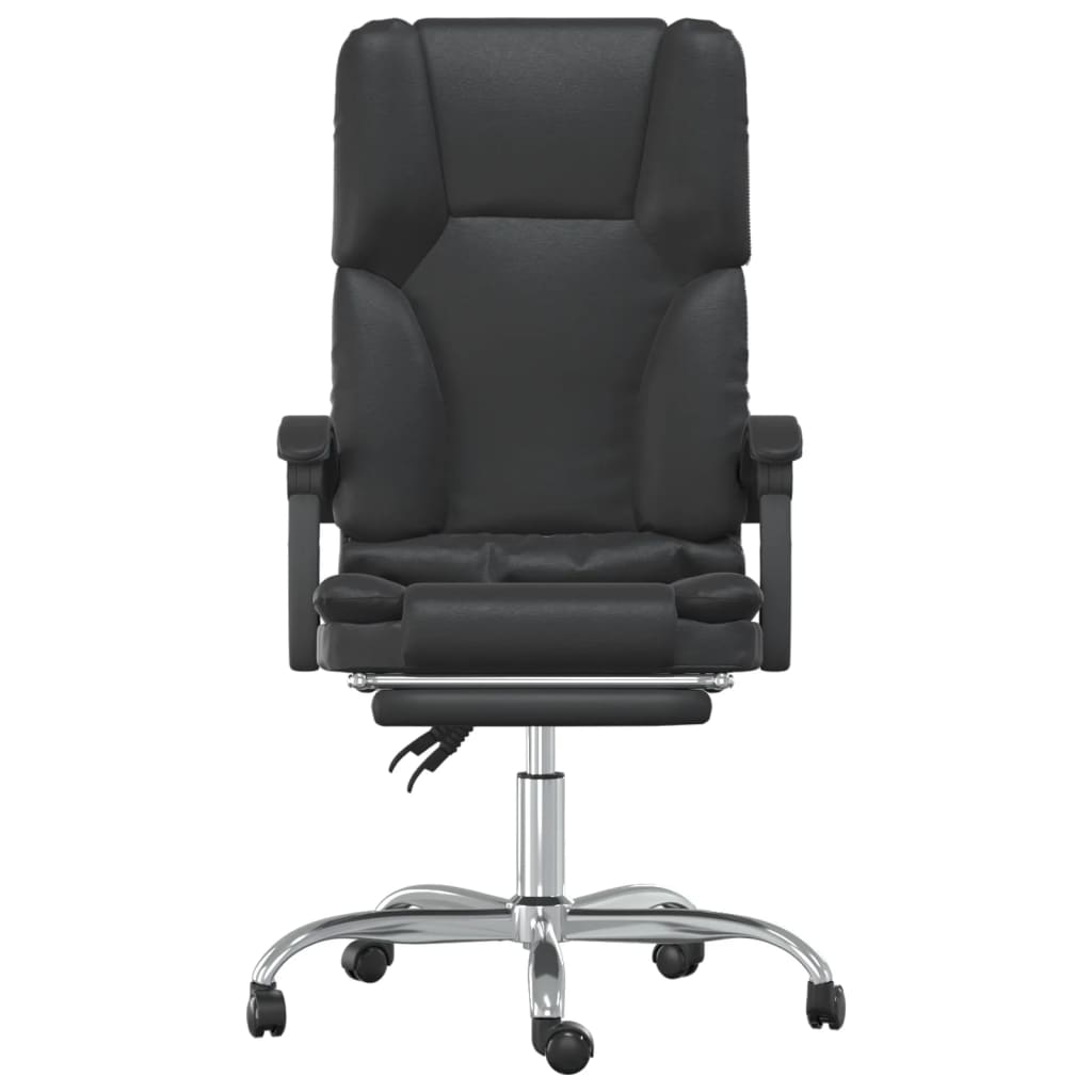 Fauteuil de massage inclinable de bureau Noir Similicuir - Xios Store SNC