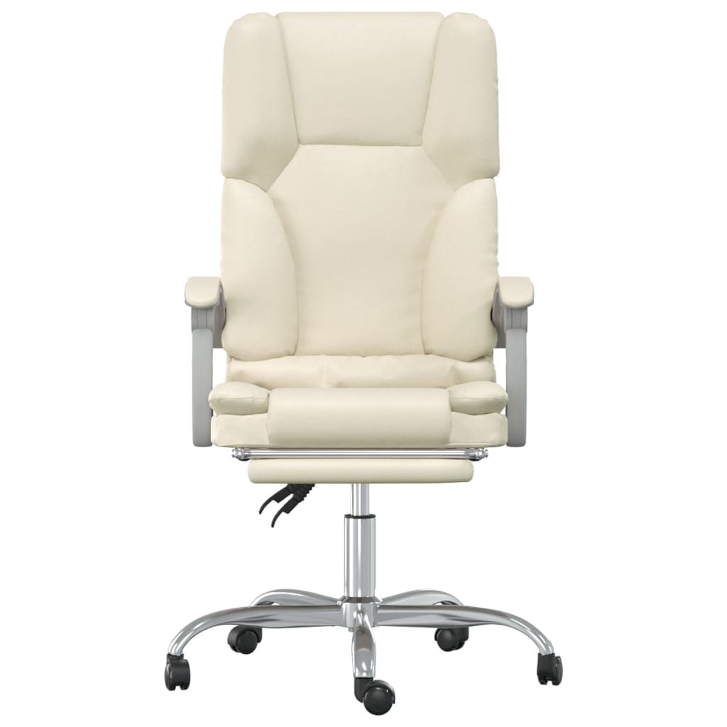 Fauteuil de massage inclinable de bureau Crème Similicuir - Xios Store SNC