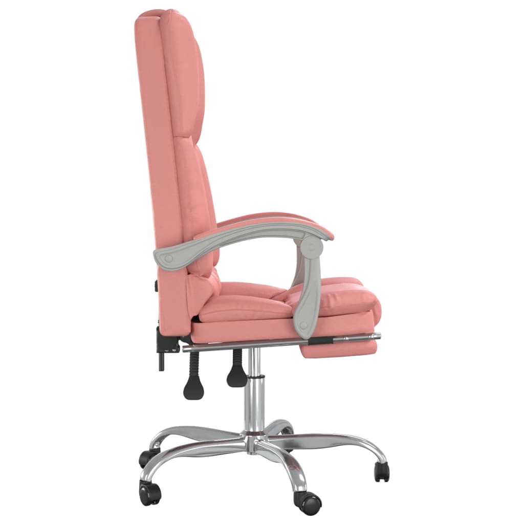 Fauteuil de massage inclinable de bureau Rose Similicuir - Xios Store SNC