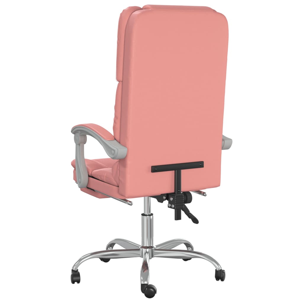 Fauteuil de massage inclinable de bureau Rose Similicuir - Xios Store SNC