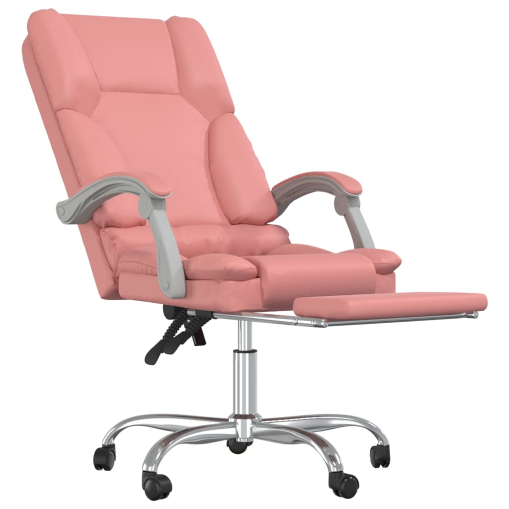 Fauteuil de massage inclinable de bureau Rose Similicuir - Xios Store SNC