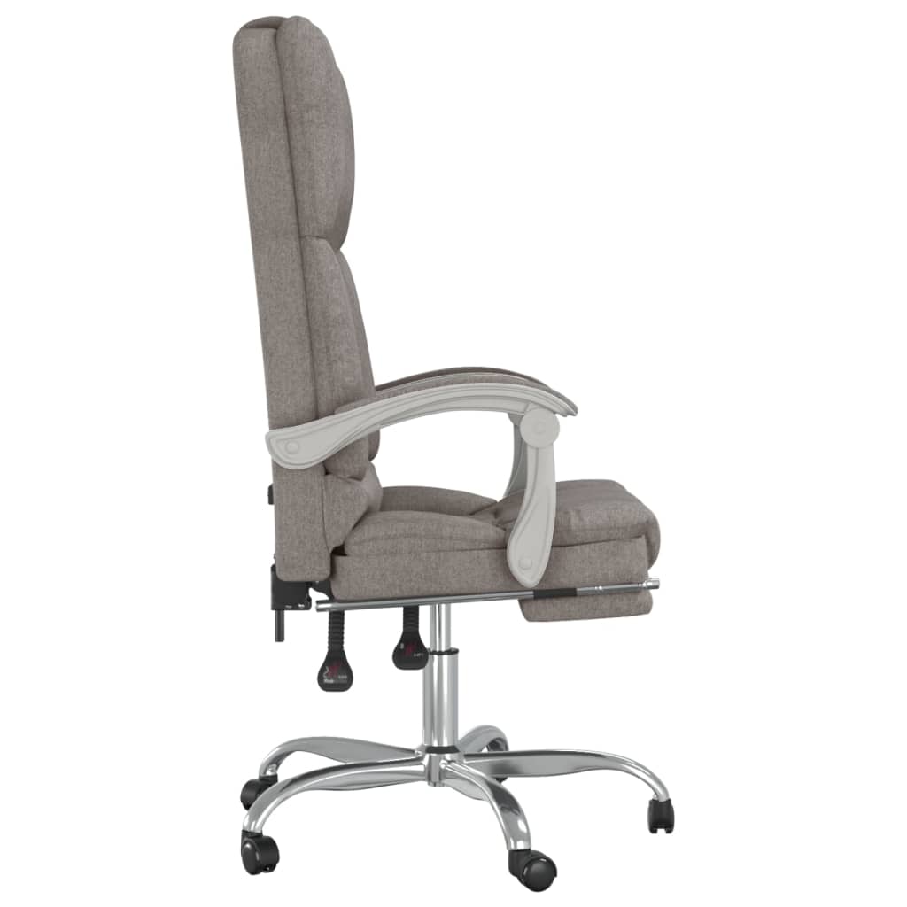 Fauteuil de massage inclinable de bureau Taupe Tissu - Xios Store SNC