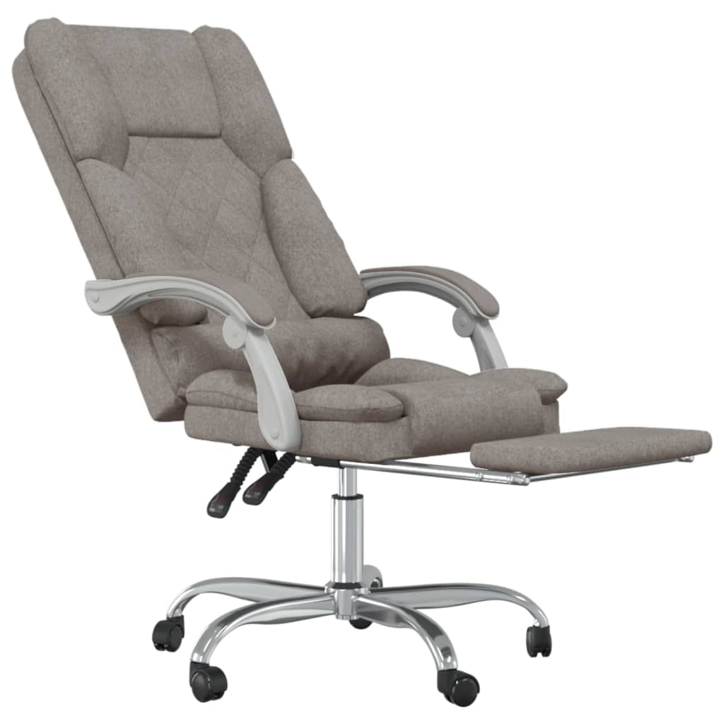 Fauteuil de massage inclinable de bureau Taupe Tissu - Xios Store SNC