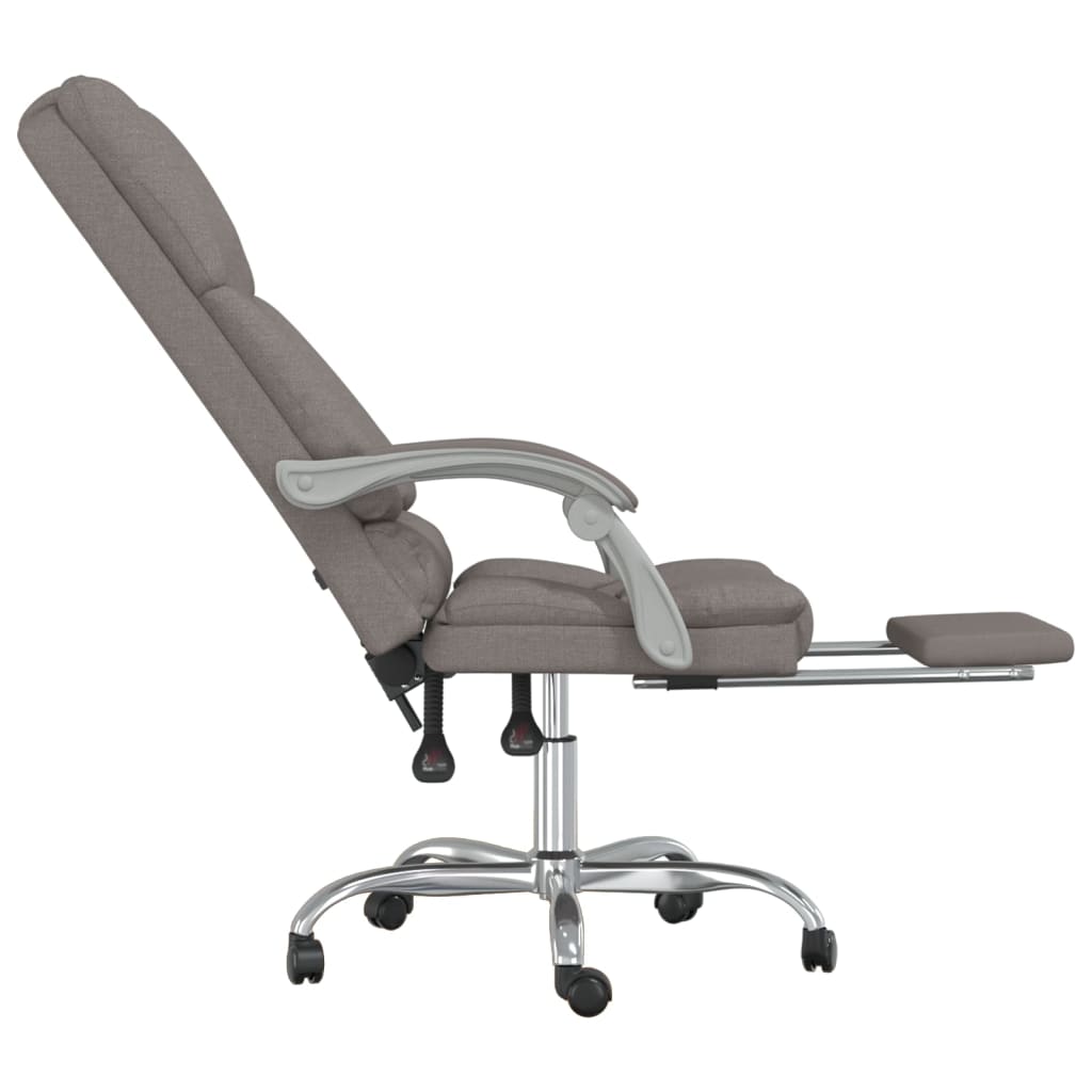 Fauteuil de massage inclinable de bureau Taupe Tissu - Xios Store SNC