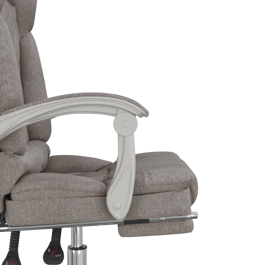 Fauteuil de massage inclinable de bureau Taupe Tissu - Xios Store SNC