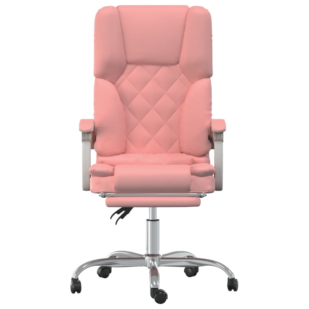 Fauteuil de massage inclinable de bureau Rose Similicuir - Xios Store SNC