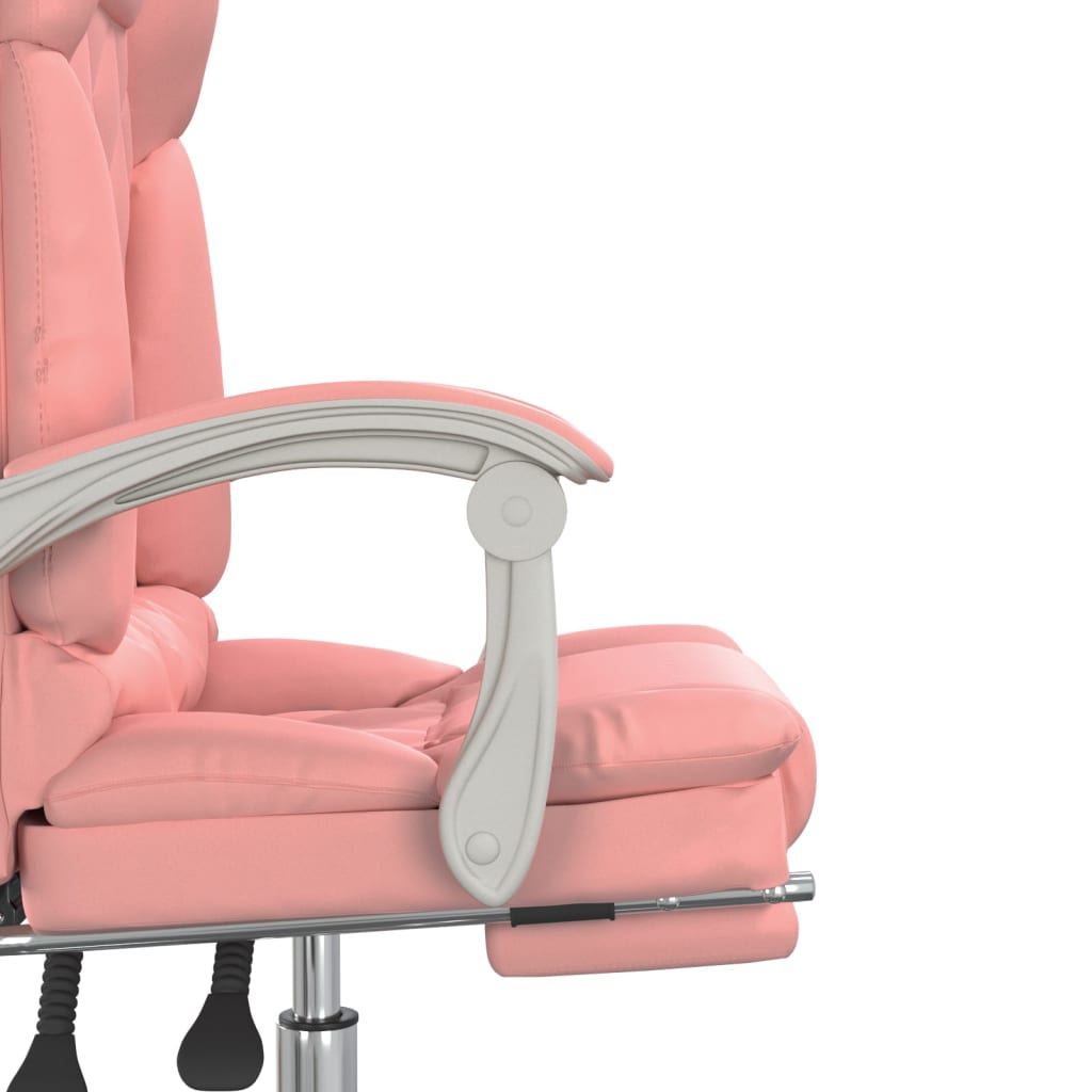 Fauteuil de massage inclinable de bureau Rose Similicuir - Xios Store SNC