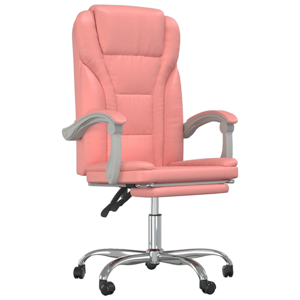 Fauteuil inclinable de bureau Rose Similicuir - Xios Store SNC