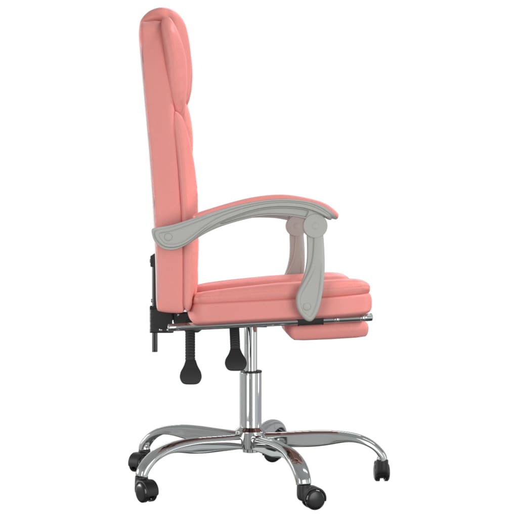 Fauteuil inclinable de bureau Rose Similicuir - Xios Store SNC