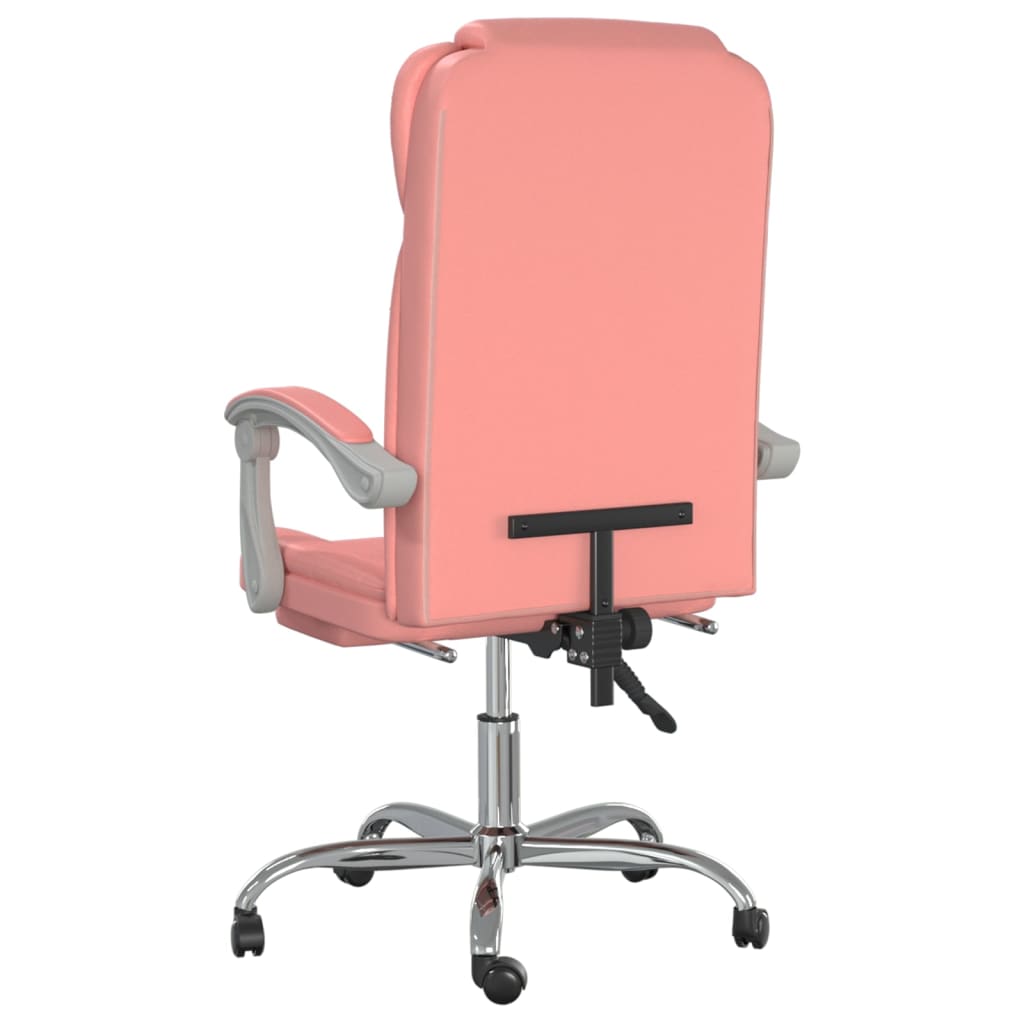 Fauteuil inclinable de bureau Rose Similicuir - Xios Store SNC