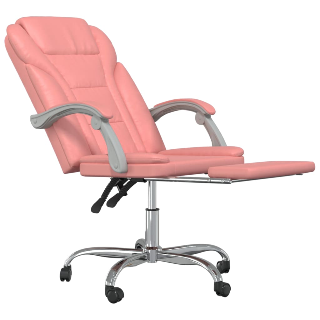 Fauteuil inclinable de bureau Rose Similicuir - Xios Store SNC