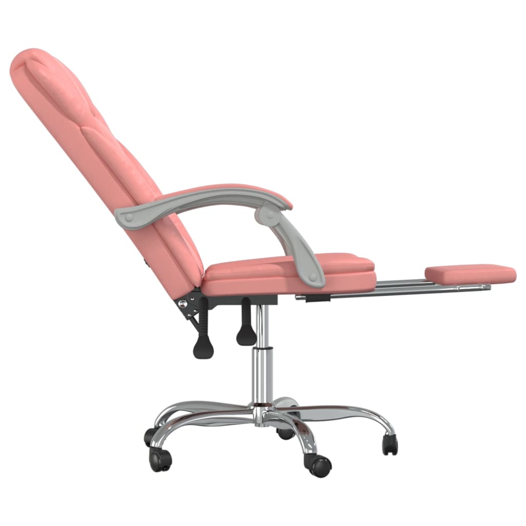 Fauteuil inclinable de bureau Rose Similicuir - Xios Store SNC