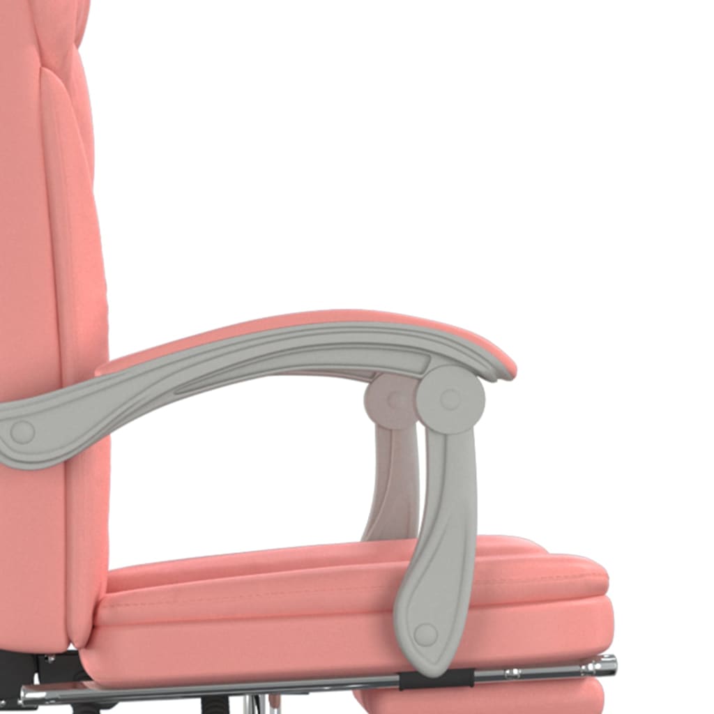 Fauteuil inclinable de bureau Rose Similicuir - Xios Store SNC